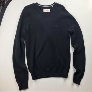 Penguin Black V-neck Sweater